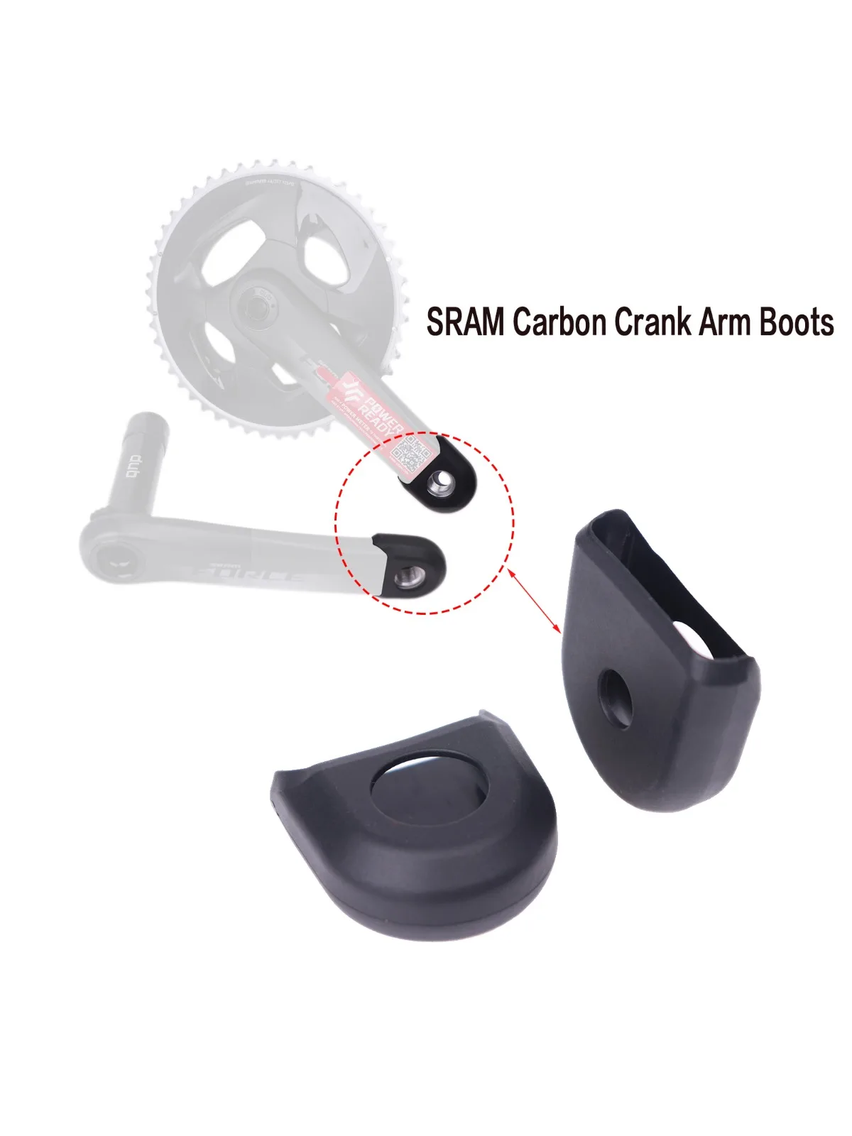 Sram bras de manivelle bottes guards Protection VTT couvercle de manivelle pédalier étui de protection pour GX XX1 X01 XX Force rouge