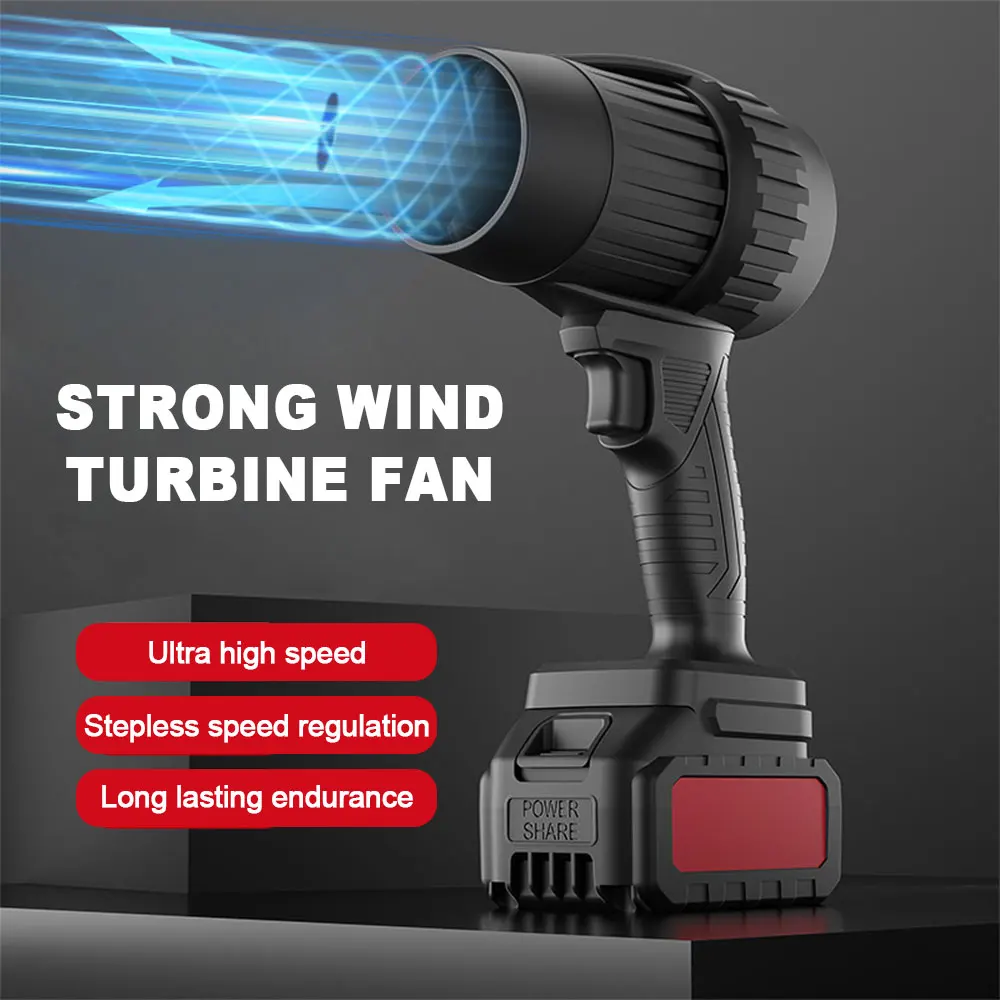 

Violent Powerful Turbo Jet Fan Brushed Lithium Hair Dryer Turbojet Fan Car Washing Blowing for Makita, Battery Not included