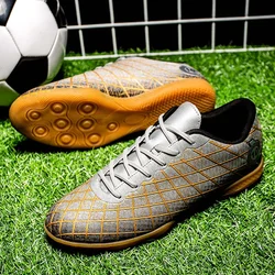 Professional Men's Soccer Shoes Society Indoor Training Football Boots Rubber Soled Fast Football Shoes Outdoor Children Sneaker