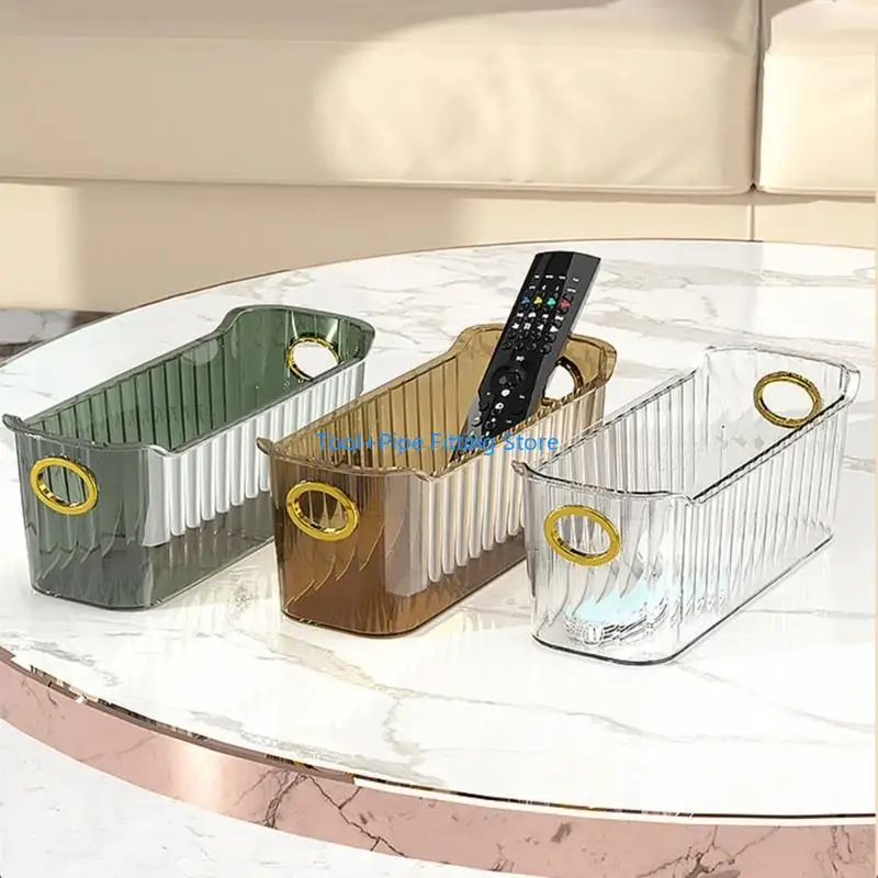 F92B Desktop Light Luxury Cosmetic Storage Box suministros para adolescencia del lápiz labial maquillaje