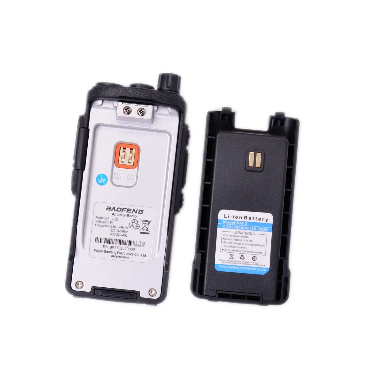 BAOFENG 1702L Two Way Radio Tri Bands Waterproof USB Type C Chargeing One Key Pair Frequency HAM Amateur Wireless Radios