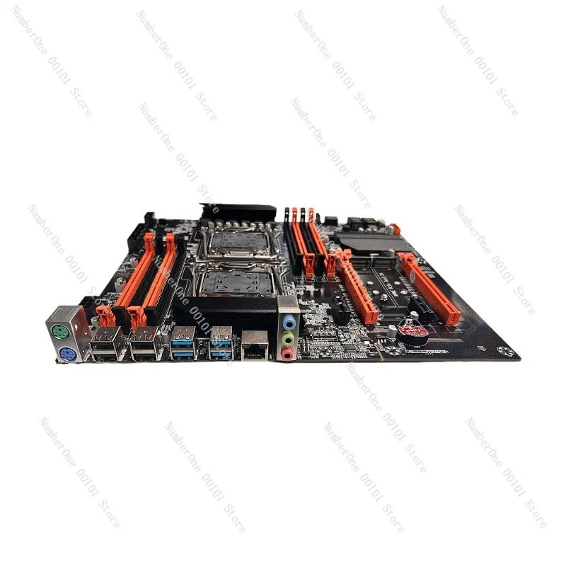 Dual Socket Motherboard with 2011 Pin CPU Support,RECC DDR4 Memory,Multi-Instance Workstation Motherboard for Gaming and Design