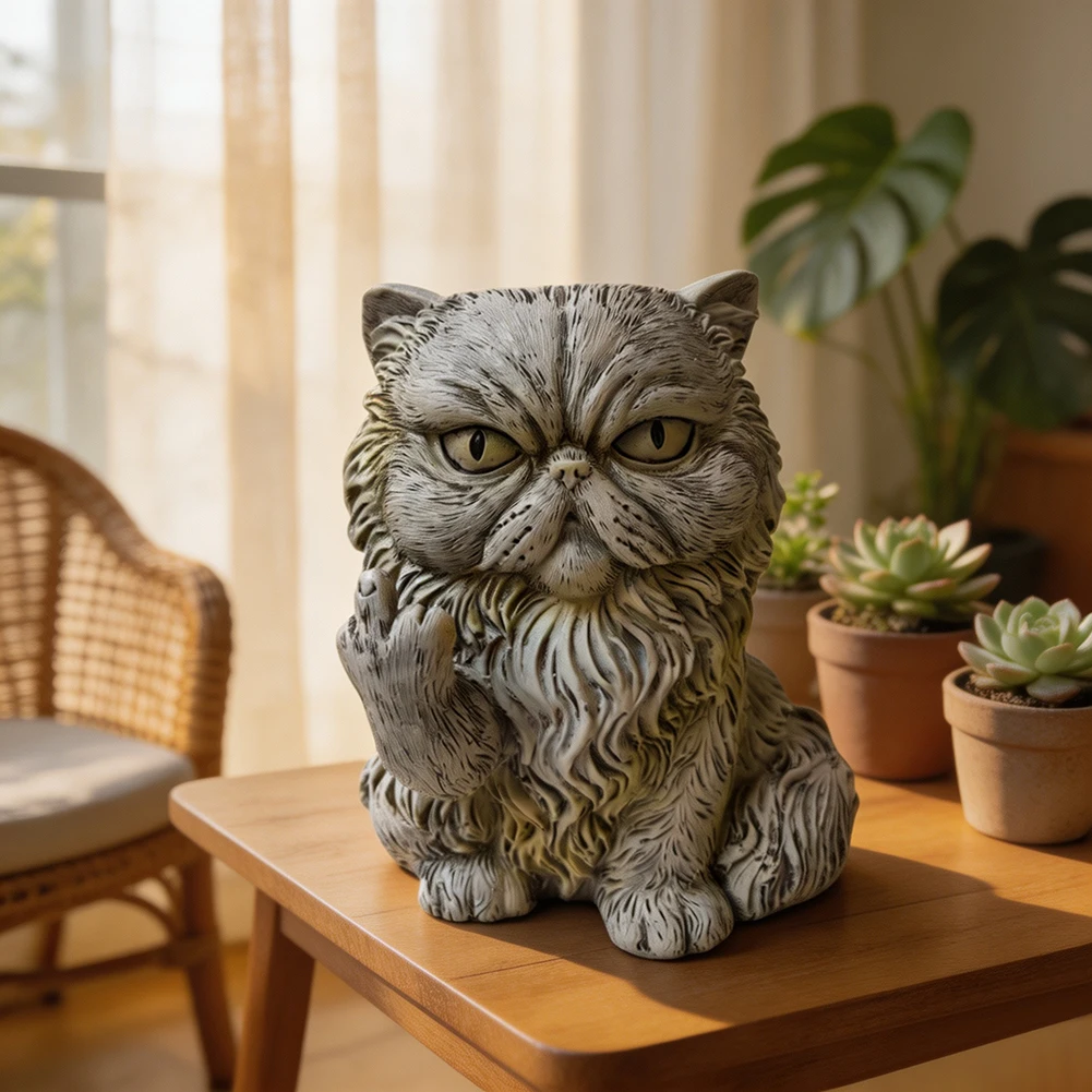Resin Animal Flower Pot Stable Base Ensures It Won't Tip Over Easily. Dorm Room Funny Home Decor