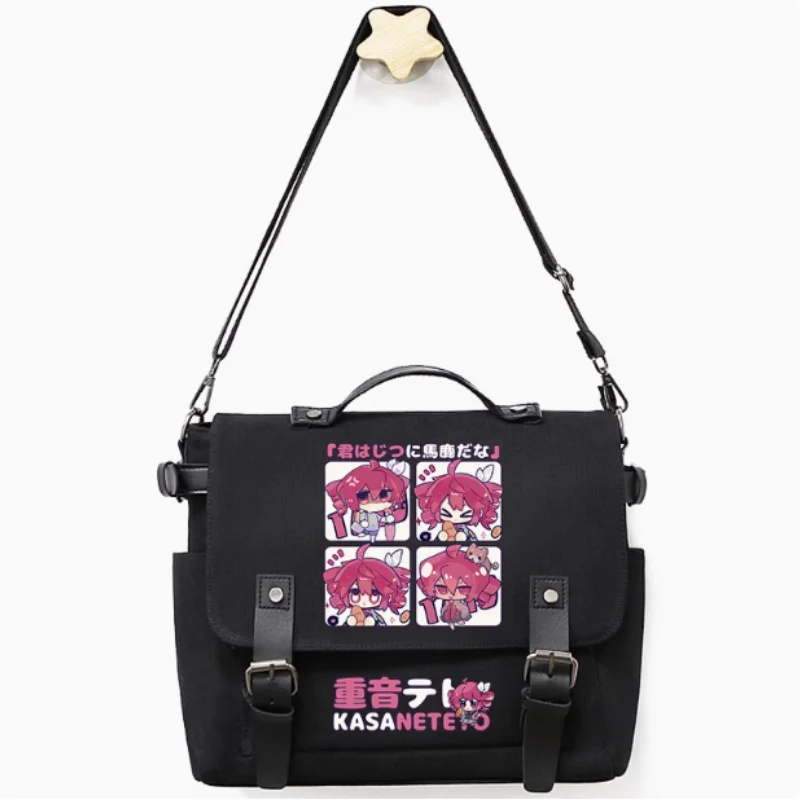 Kasane Teto Bag Unsix Fashion Casual Teenagers Crossbody Student Messenger Handbag B2104