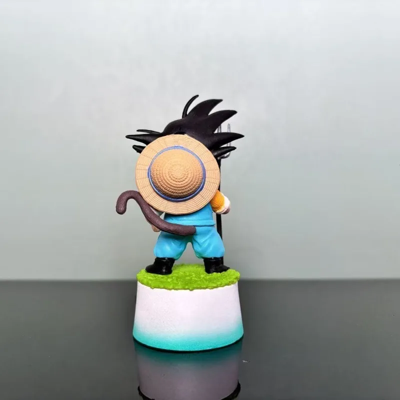 Dragon Ball Super infancia Goku Dragon Ball granjero Goku lindo regalo figura modelo ornamento