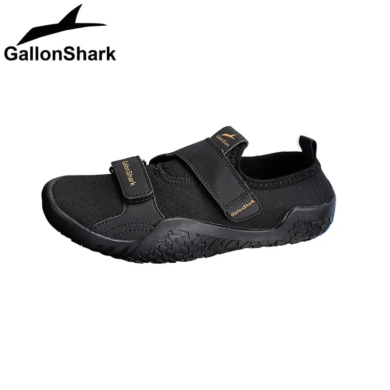 

GallonShark Men's Knit Breathable Barefoot Shoes, Adjustable Strap Minimalist Shoes for Running, Hiking, Gym & Outdoor Activitie