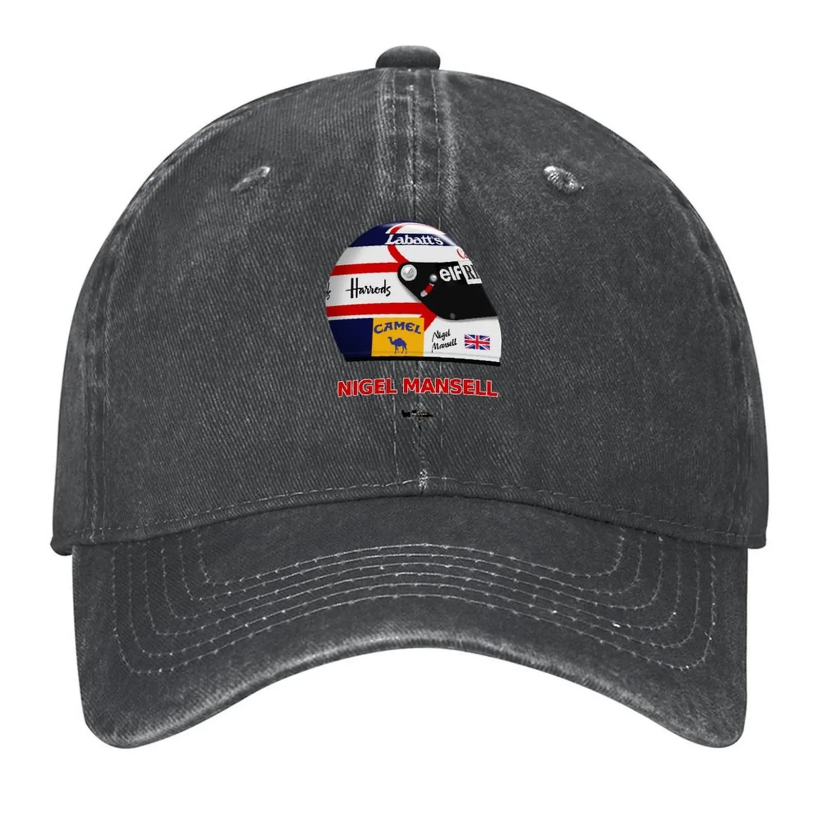 

Краш-шлем Nigel Mansell 1992 г. Бейсбольная кепка Bobble Hat Hat Man Роскошная дизайнерская кепка Новая шляпа Кепки женские мужские