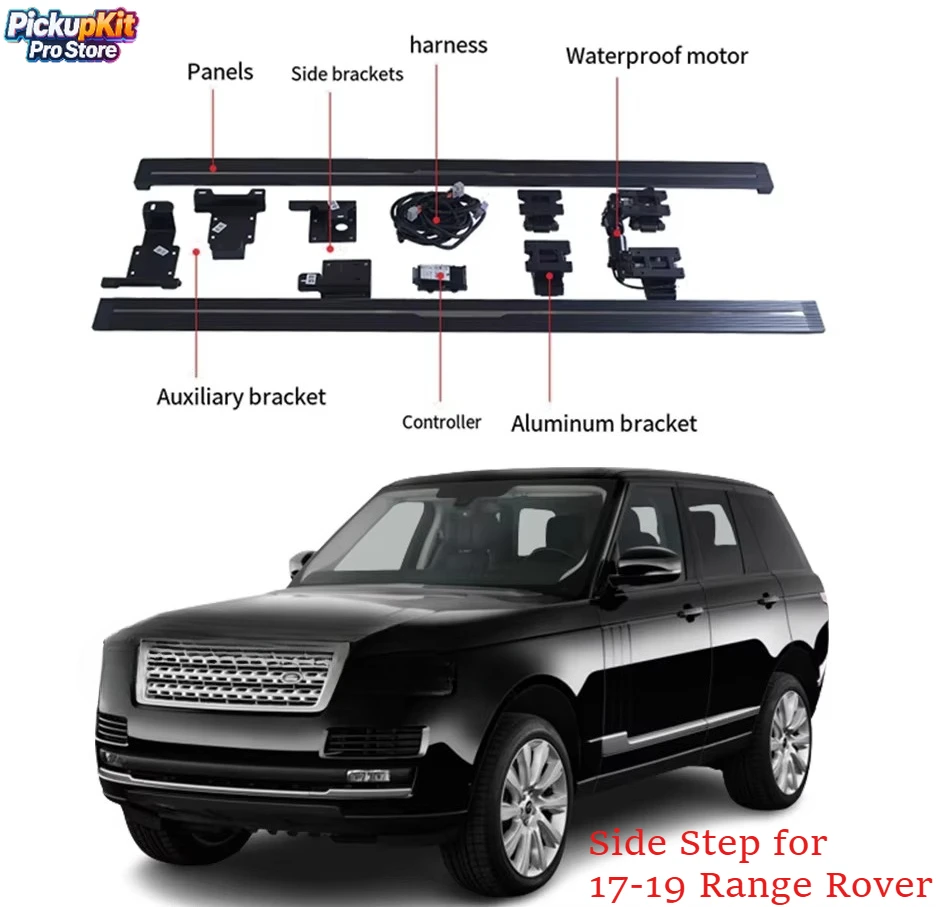

Автоматические электрические выдвижные подножки (пороги) для Range Rover Vogue/Sport 2017-2019 годов