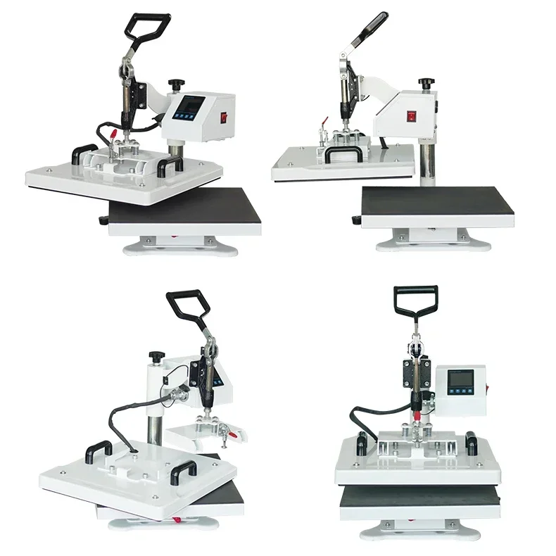 New 5 in 1 Combo 16x24 Heat Press Double Display Advanced Heat Press hine for Cap Mug T-shirt