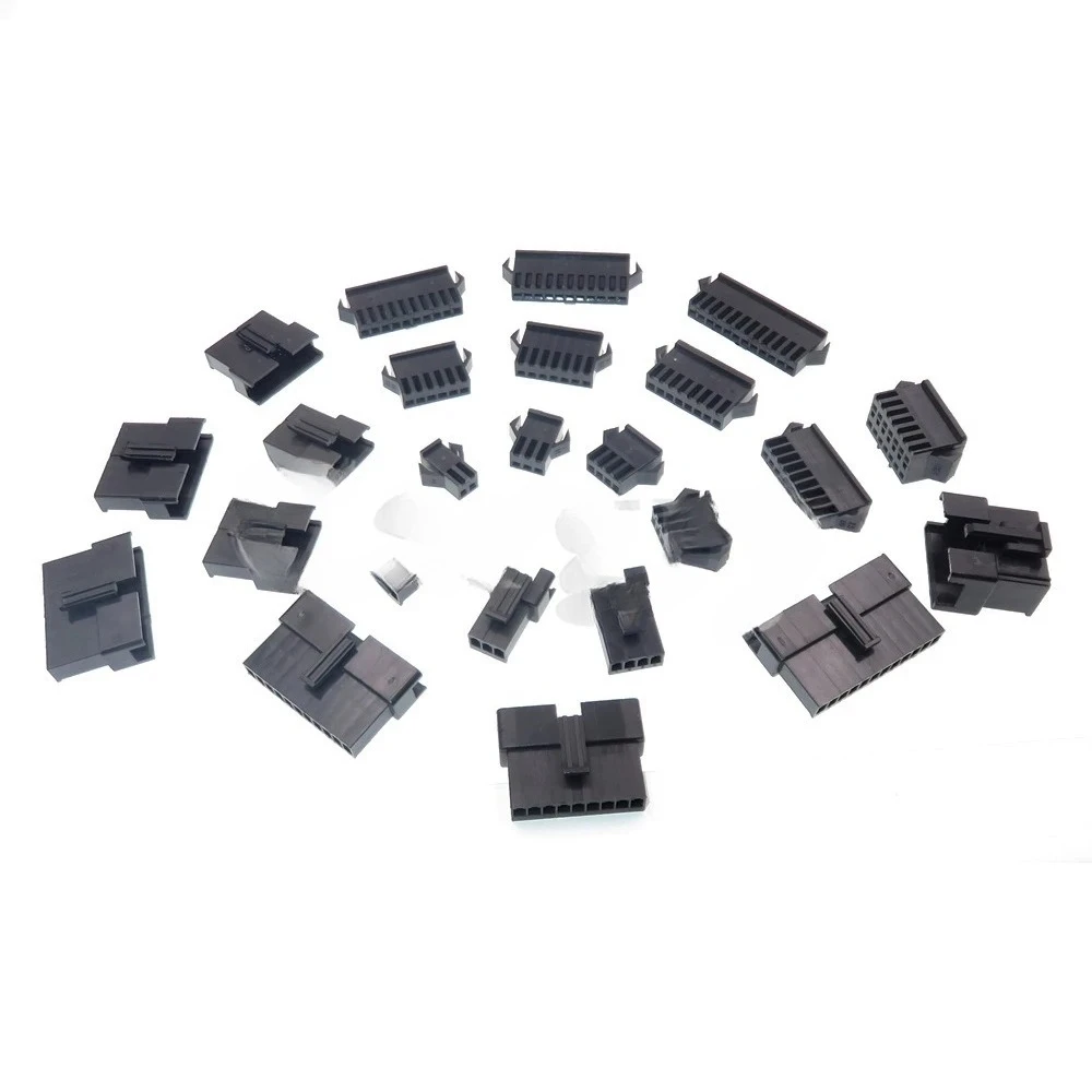 10쌍 2 3 4 5 6 7 8 9 10 11 12 14P JST 시리즈 SM2.54 플러그 LED 와이어 케이블 소켓 AC 어셈블리 LED 스트립 라이트 램프 드라이버용