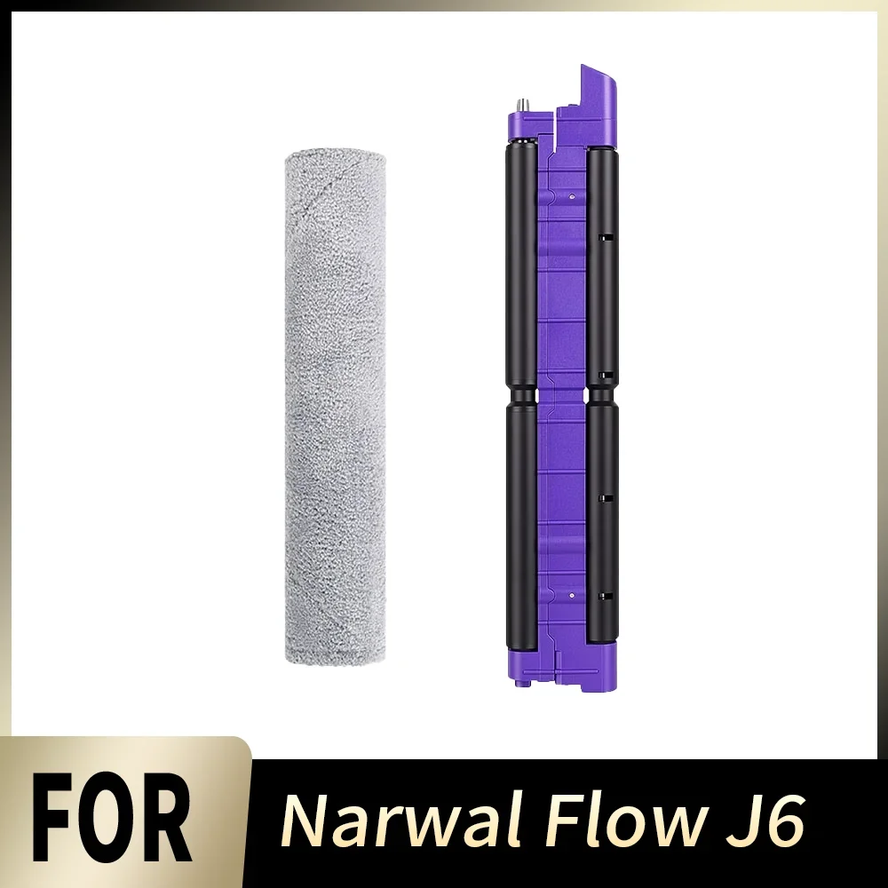 Main Brush Roller Brush Mop Pad Track Mop Holder Pet For Narwal Flow J6 Robot Vacuum Replacement Spare Parts Accessories