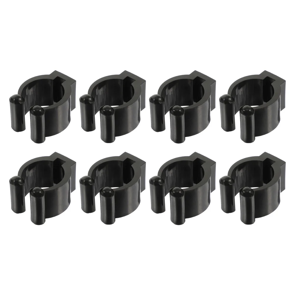 8 Pcs Fishing Rod Clip Pool Cue Stand Wall Pole Clamp Holding Rack Brackets Holder Pod Bar Clamps