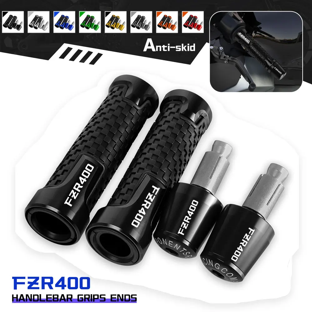 

FOR YAMAHA FZR400 FZR 400 FZR-400 1986 1987 1988 1989 Motorcycle Accessories 7/8" 22mm Handlebar Hand Grips Handle Bar Ends Cap