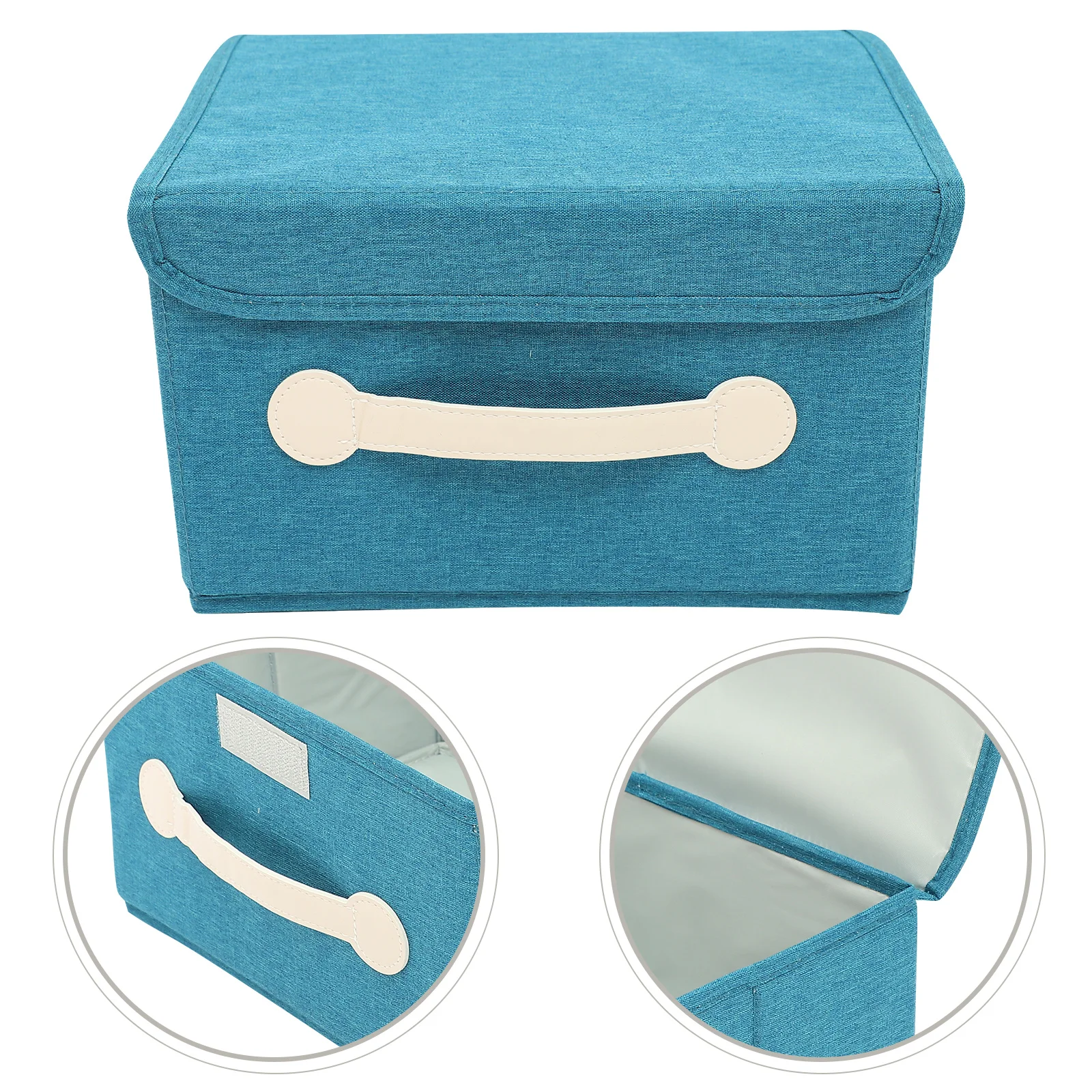 

Large Fabric Storage Box Safe Organizer Daily Necessities Neat Portable Gift Practical Home Decor Useful Simple