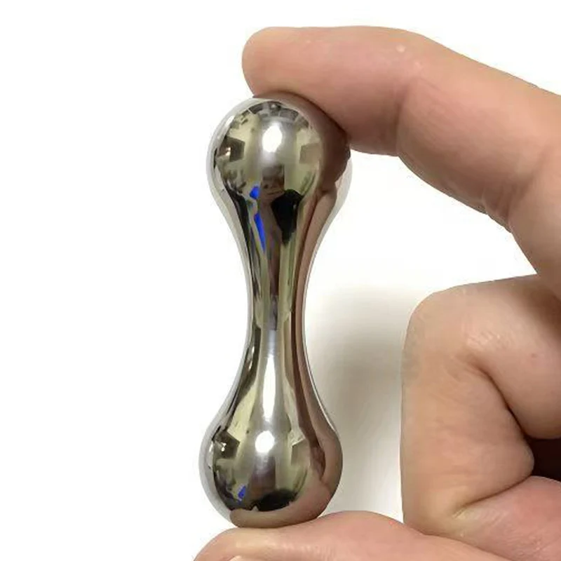 Knucklebone Skill Toys Stainless Steel Bone Fingerbone ADHD Anxiety Stress Relief EDC Fidgets Gifts For Teenage Boys Kids Adults