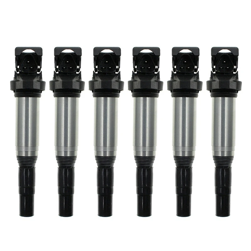 6Pcs Ignition Coil Replacement Car Accessor For BMW E81 E87 F20 F21 1 2 3 Series 12137575010 12138616153 12137594596