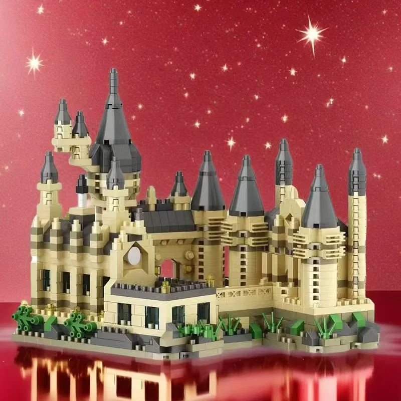1851Pcs Mini Magic Academy Model Building Blocks, Adult Educational Toys, Home Decoration, Birthday Gifts, Christmas Gifts view 3