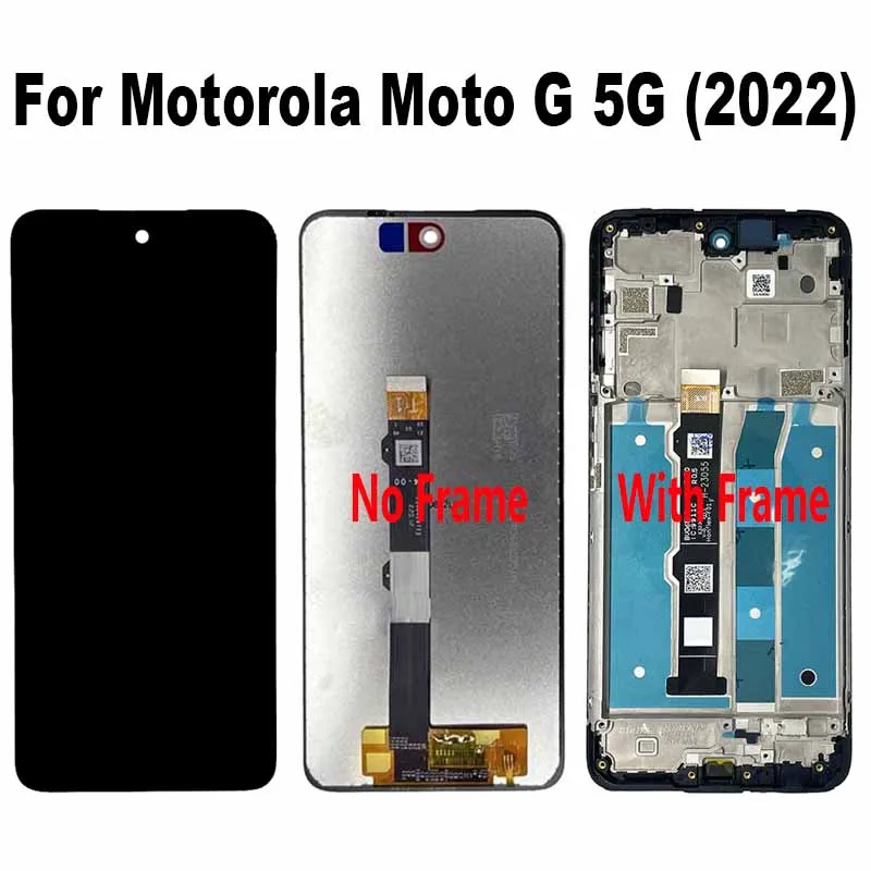 

For Motorola Moto G 5G 2022 XT2213-1 XT2213-2 XT2213-3 LCD Display Touch Screen Digitizer Assembly For Moto G 2022