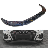 MAXTON Style For Audi A3 8Y S3 S-Line 2020-2024 Front Bumper Lip Chin Spoiler Splitter Body Kit Front Lip Spoiler Guard Cover