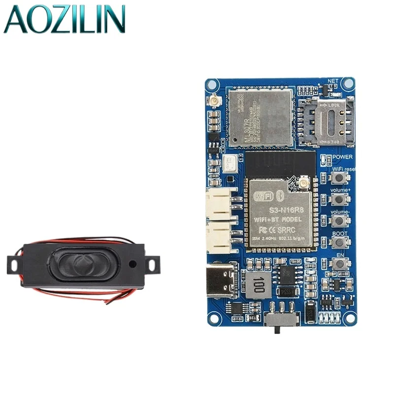 AOZILIN ESP32-S3 AI Voice Recognition Development Board Wireless Intelligent Speech Module For DIY Programming