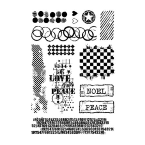 11*16cm Numeric Letter Watercolor Seal Clear Stamps DIY Handbook Diary Album Scrapbooking Label Crafts Aesthetics Decor Stamps
