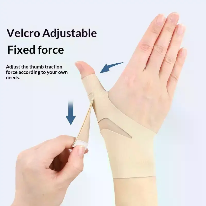 1Pcs Thumb Brace Wrist Stabilizer Pain Relief Right Or Left Hand Soft Thumb Support Compression Sleeve Protector For Women Men