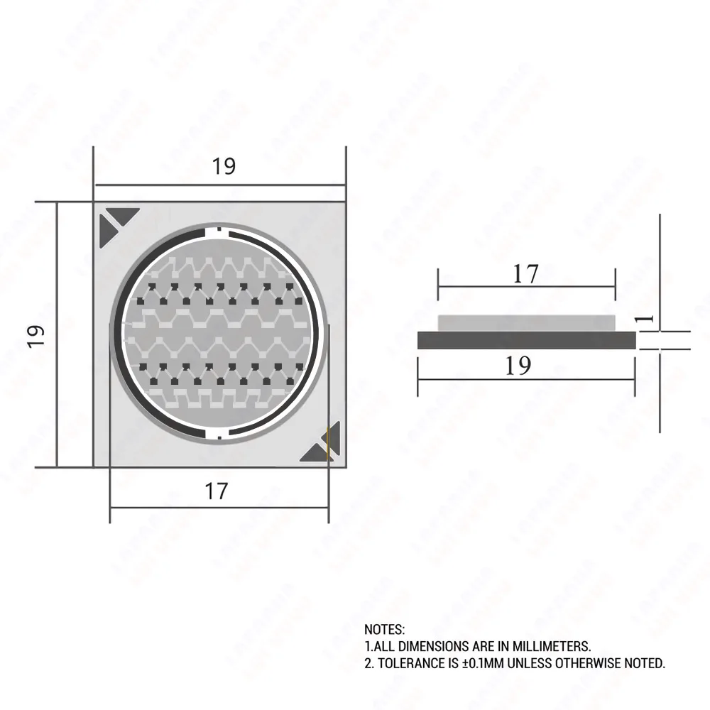 Luz de color 10 vatios 30 vatios 40 vatios 50 vatios RGB LED chip luz roja luz verde luz azul 1919 1917 COB SMD diodo emisor de luz para DJ DMX luz de escenario luz de efecto de luz