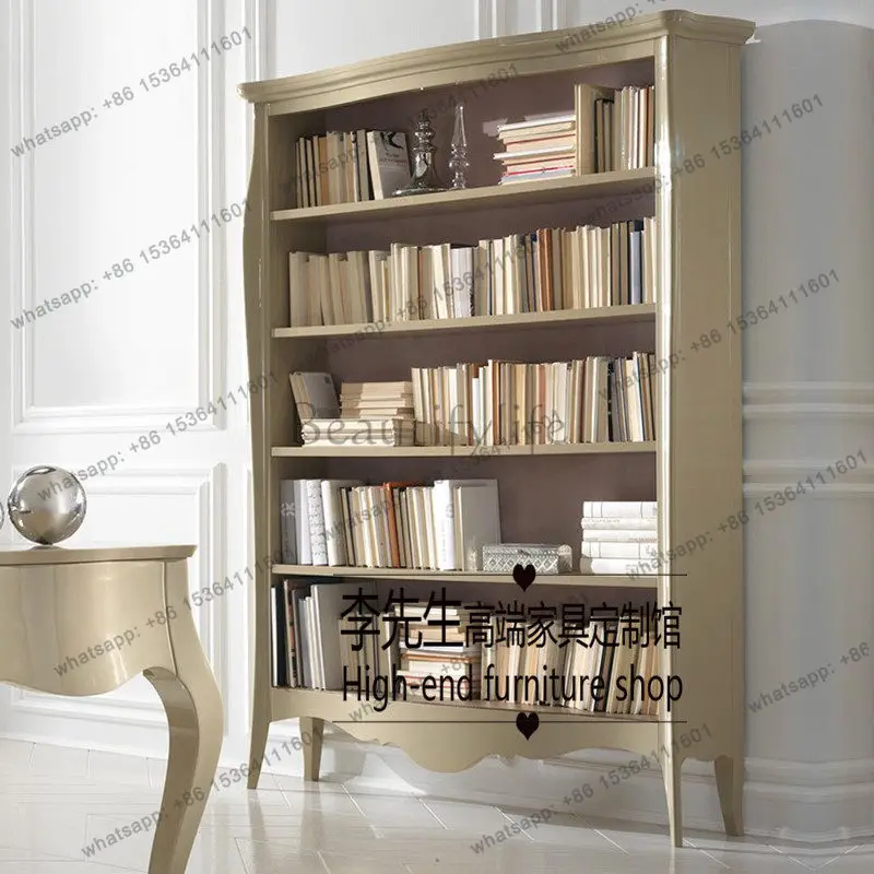 

European solid wood locker American oak multi-layer locker bookshelf