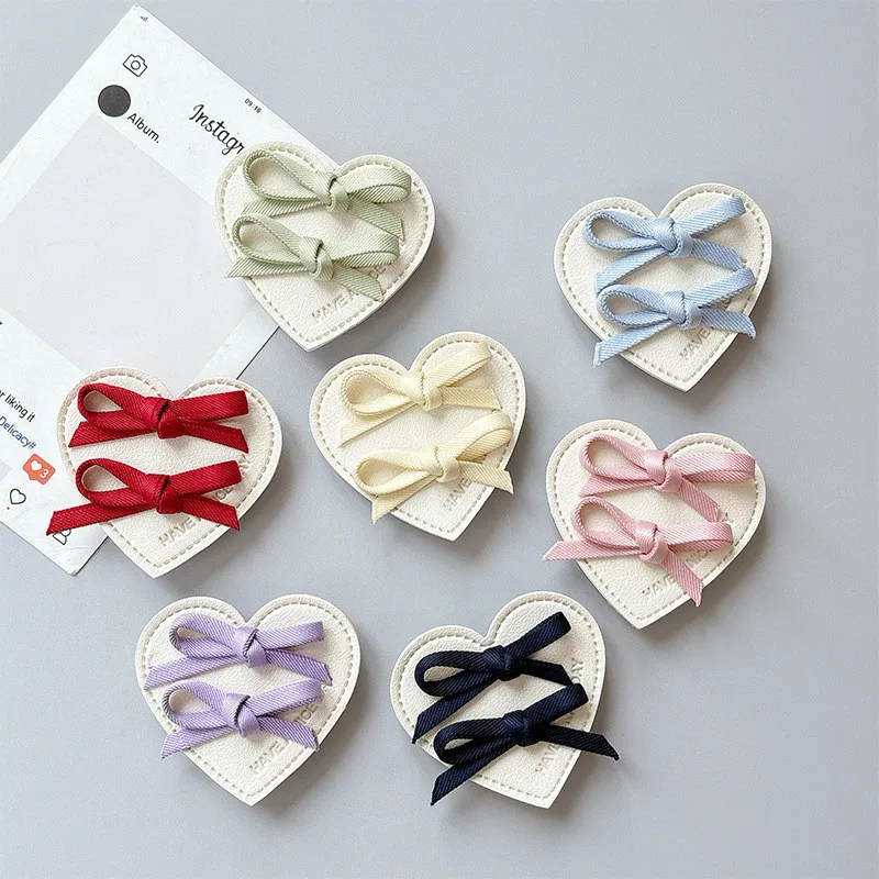 

Leather Heart Bow Tie Mobile Phone Stand Holder Grip Fold Tok Support For IPhone 15 16 Phone Tablet Accessories Stand Holder