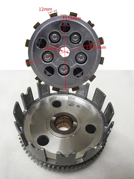 適用於豪爵、鈴木、力帆、隆鑫、大運、QJmotor、HJ125K、GN125-HF、GZ125、GS125、QS125等摩托車引擎的離合器中心總成 8 最佳銷售 鈴木 GN125 - №3