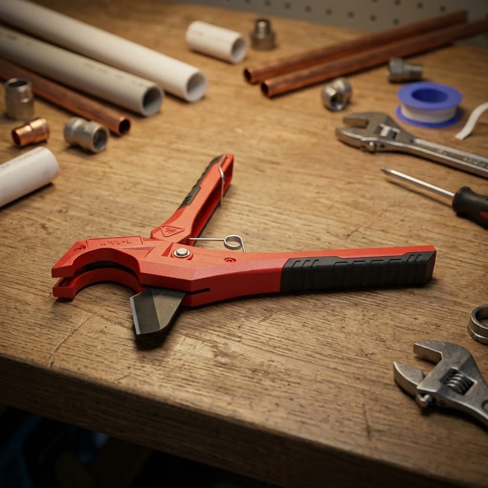 Worker Work Tools Pipe Cutting Tools Cutting Tools For Plastic Pipes Tool Case Labor-saving Cutting Tool Aluminum Alloy Material