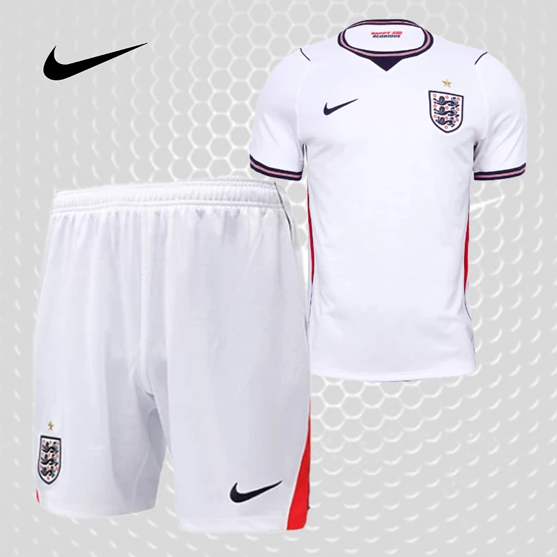 26 nat jerseyNike England 2026 World Cup Home Fan Version Soccer Jersey & Shorts Set IB5290-100+IB4845-100