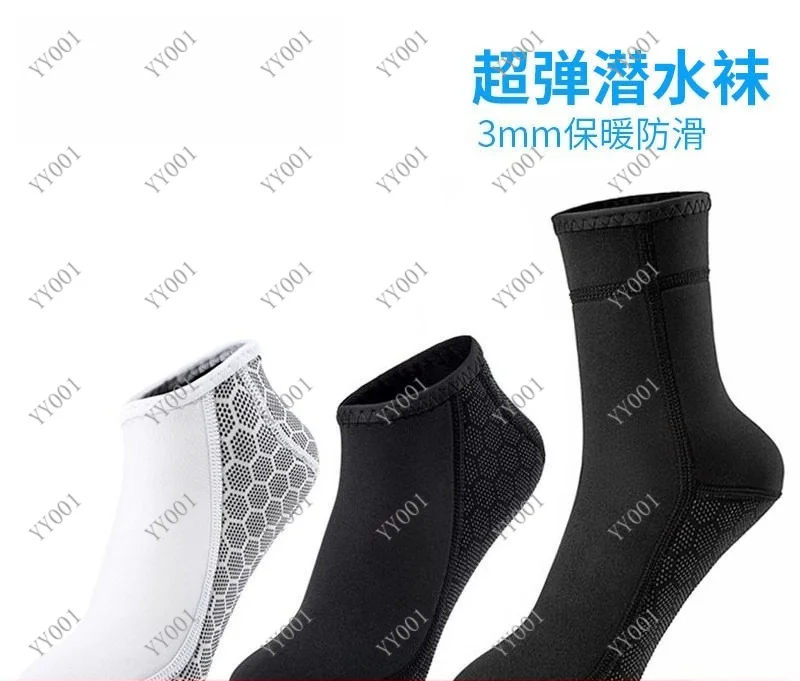 Elastic Thermal Neoprene Fin Socks Non Slip Short Long Boot for Swimming Surfing Free Diving Sports