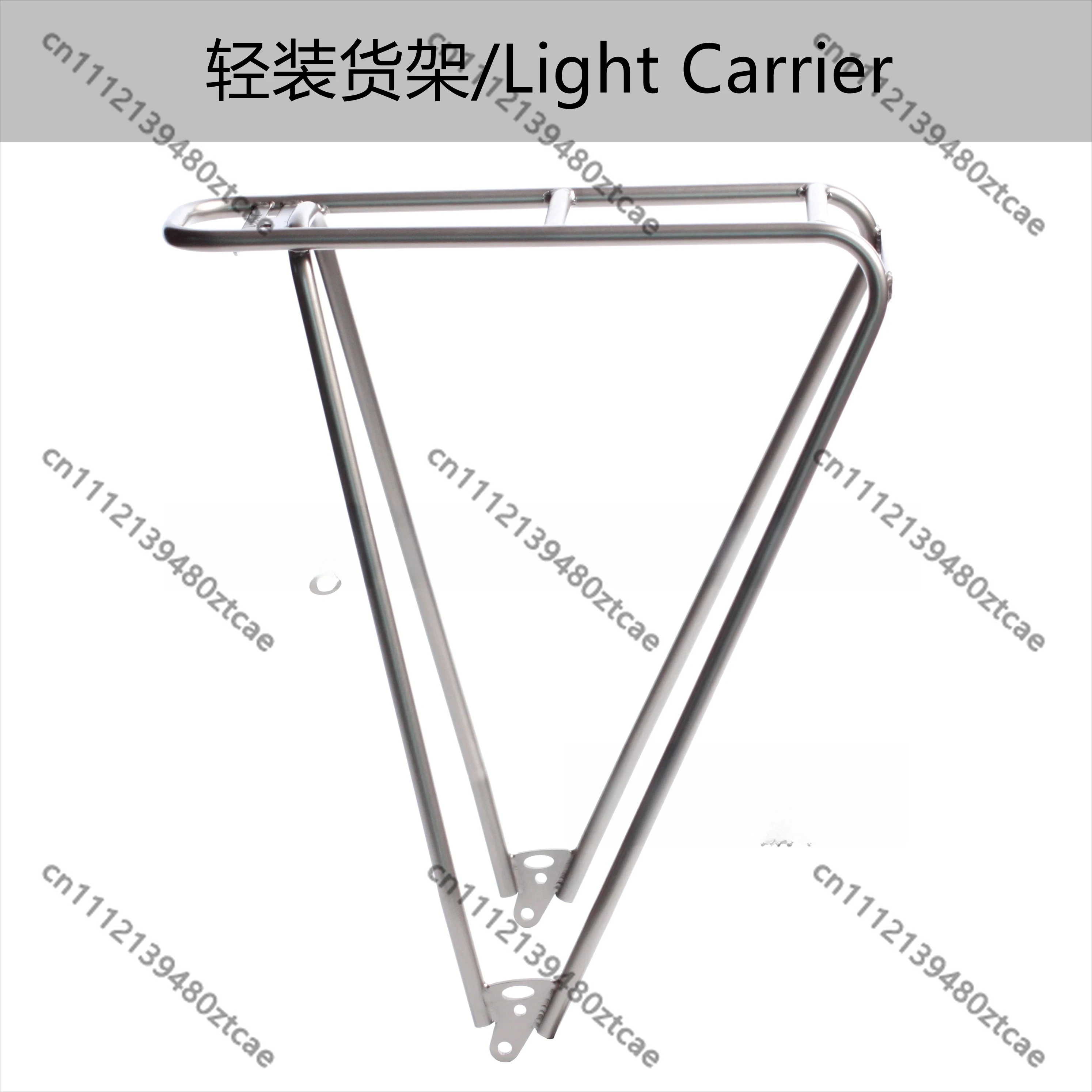 304 Stainless Steel Lightweight Bicycle Rear Rack, Universal Luggage Carrier for Mountain Bike Road Bike Cycling Storage Parts