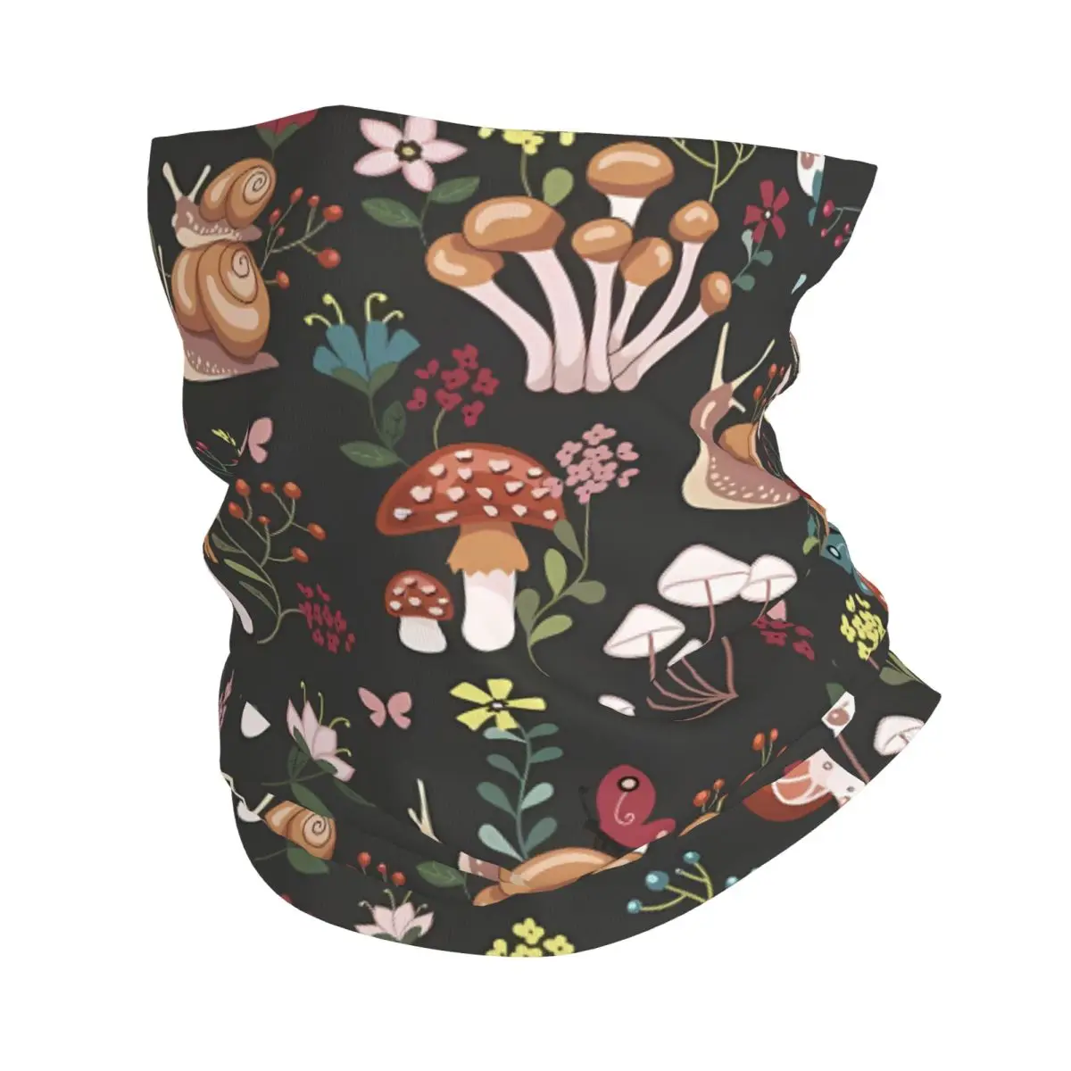 Miracle Mushroom Scarf Neckerchief Neck Face Mask Polyester