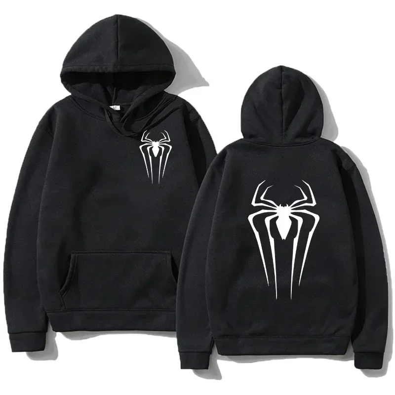 Spider Pattern Autumn and Winter New Men's and Women's Pullover Street Spider Printhoodie Sweatshirt Hoodie Looseventilat Hoodie