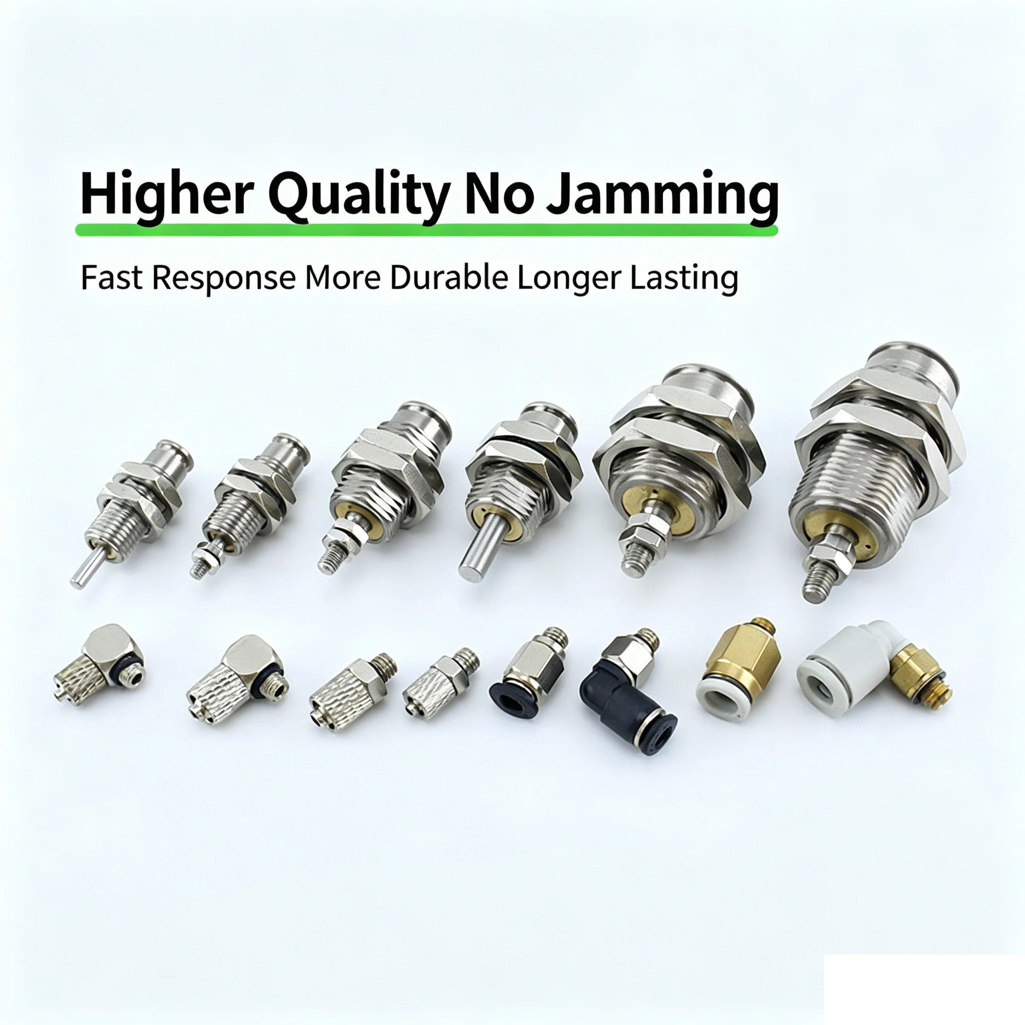 10Pcs High Quality  CJPB Series Mini Needle Cylinder bore 6mm/10mm/15mm stroke 5/10/15/20/25/30mm Single Action Cylinder