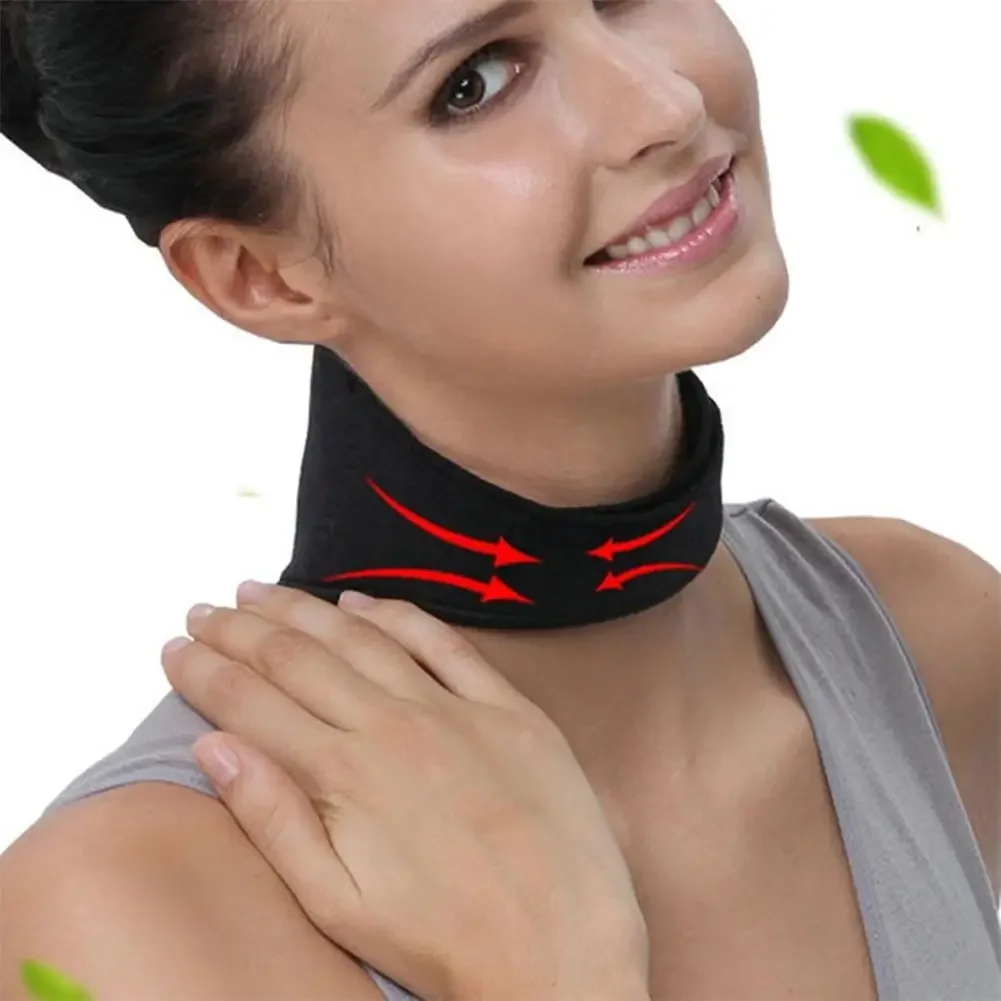 Neck Belt Tourmaline Self Heating Magnetic Therapy Neck Wrap Belt Brace Pain Relief Cervical Vertebra Protect Health Care