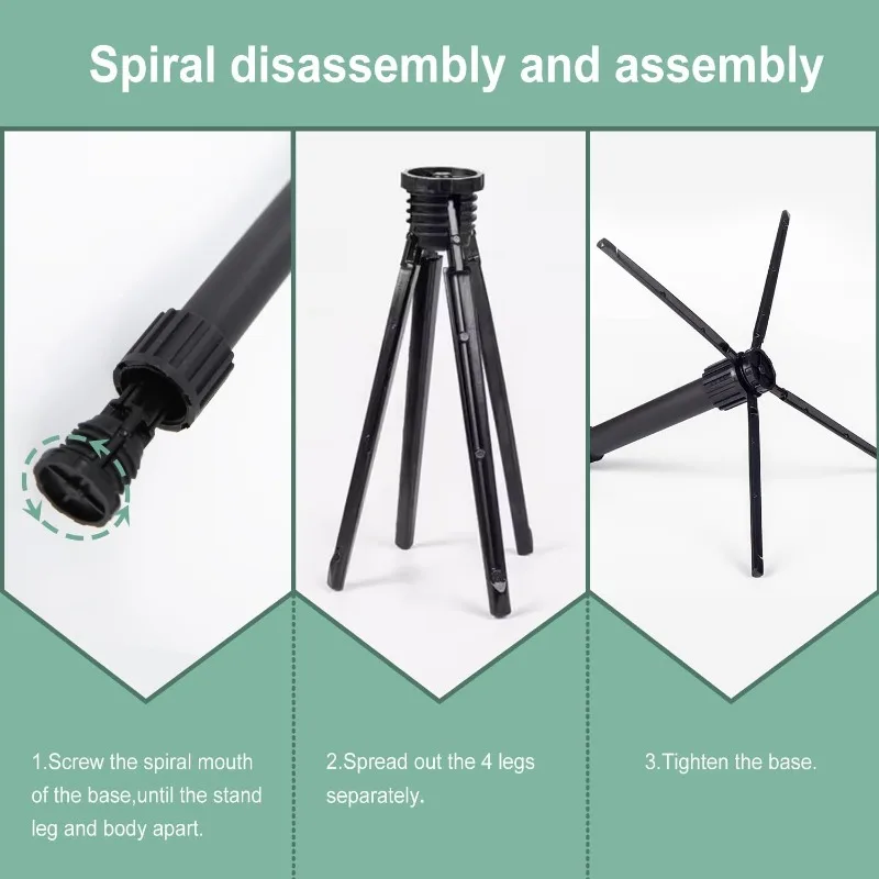 Flute and Clarinet Stands - Musical Instrument Rest and Storage Rack - Compact and Foldable Portable Playing Support Frame