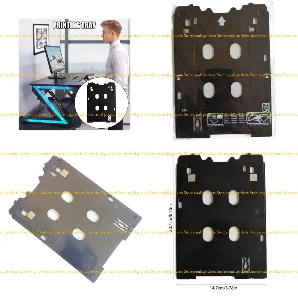 R1WD Ergonomisches PVC-Ausweiskartenfach, Plastikkarten-Druckfach, Ersatz