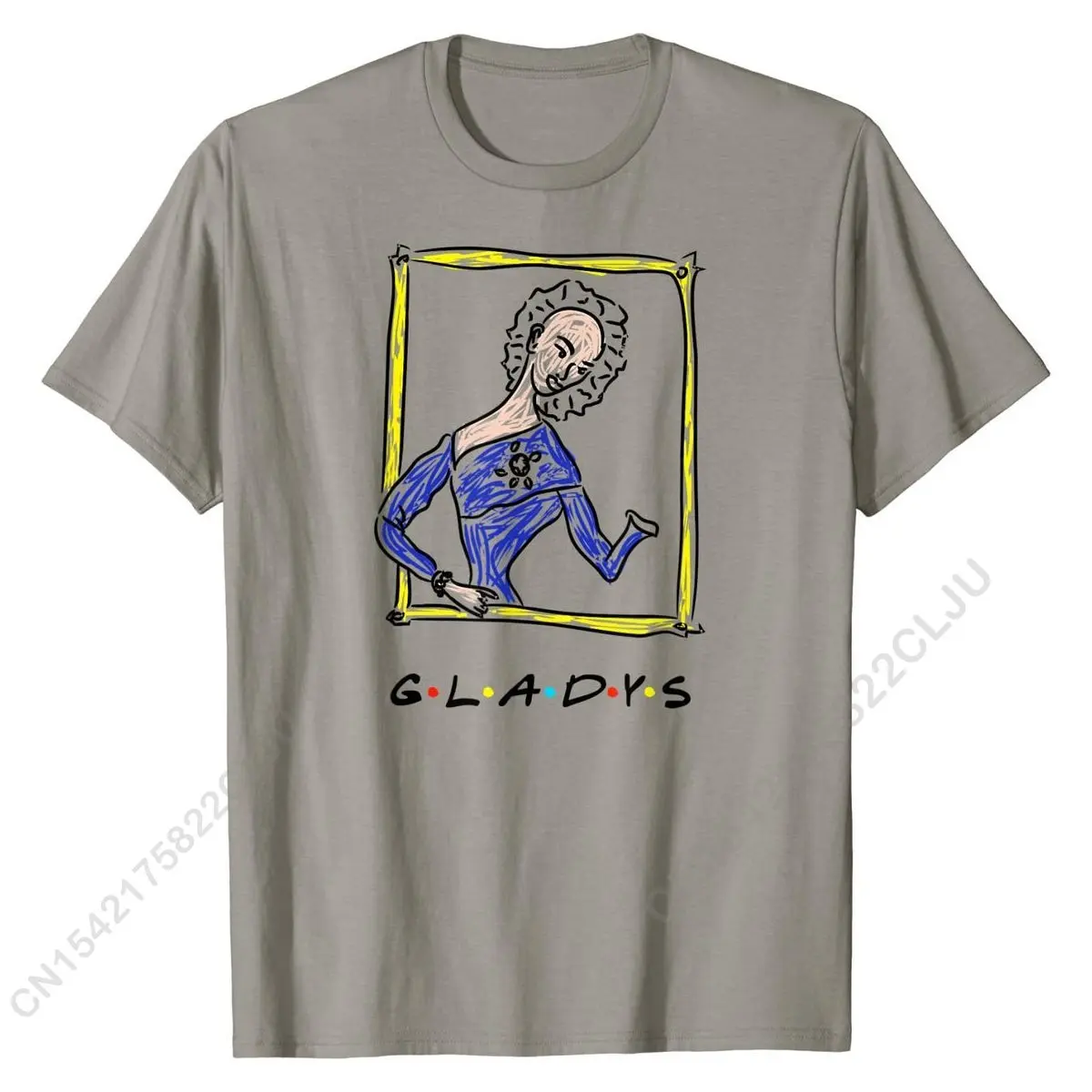 

Phoebe's Art Frame Gladys Funny Quote T-Shirt Tshirts Tees On Sale Cotton Normal Geek Mens