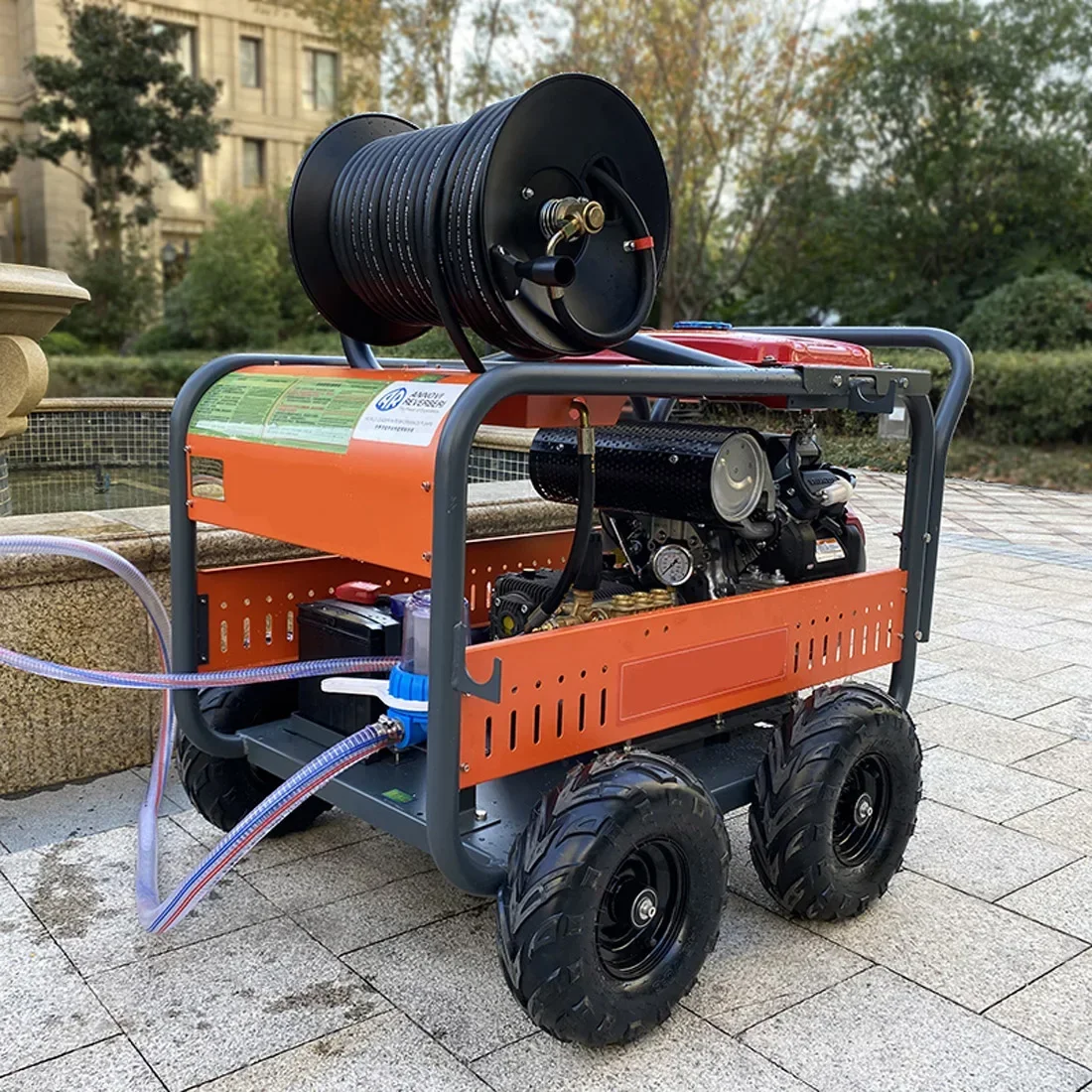 Sewer High-pressure Pipeline Dredging Machine Cleaning Machine High-power Professional Electric  Large Pump