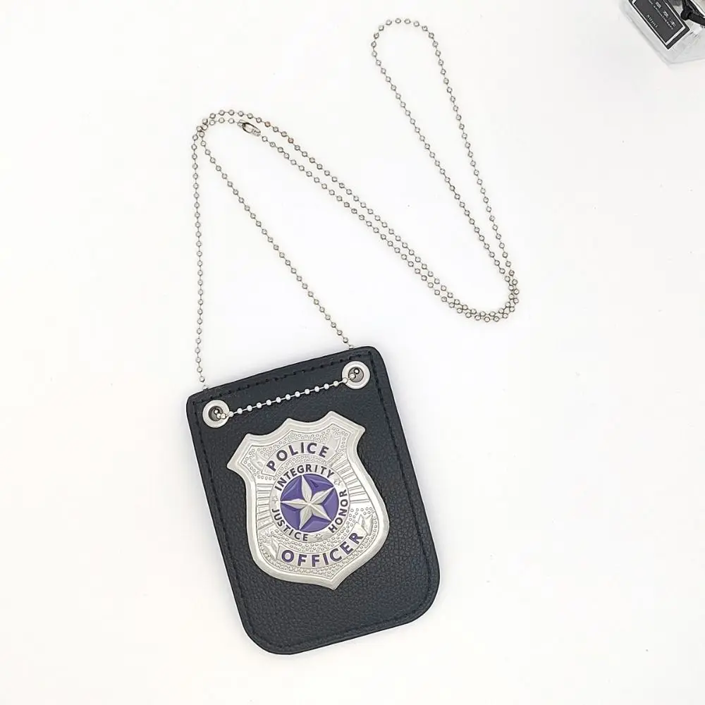 Déguisement Cosplay Badge de Police jeu de Simulation officier de Police jeu de rôle jouet en plastique ceinture Clip Simulation Badge de Police