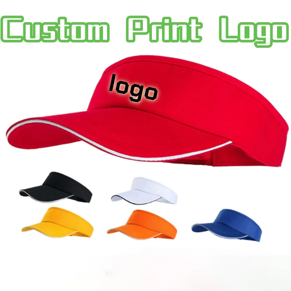 Customized Printed Logo Men's And Women's Outdoor Travel Sun Shading And Sun Protection Empty Top Baseball Caps