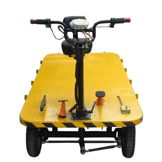 

Large Load Capacity Warehouse Truck Garden Electric Trolley Electric Carry Wagon With 4 Wheels