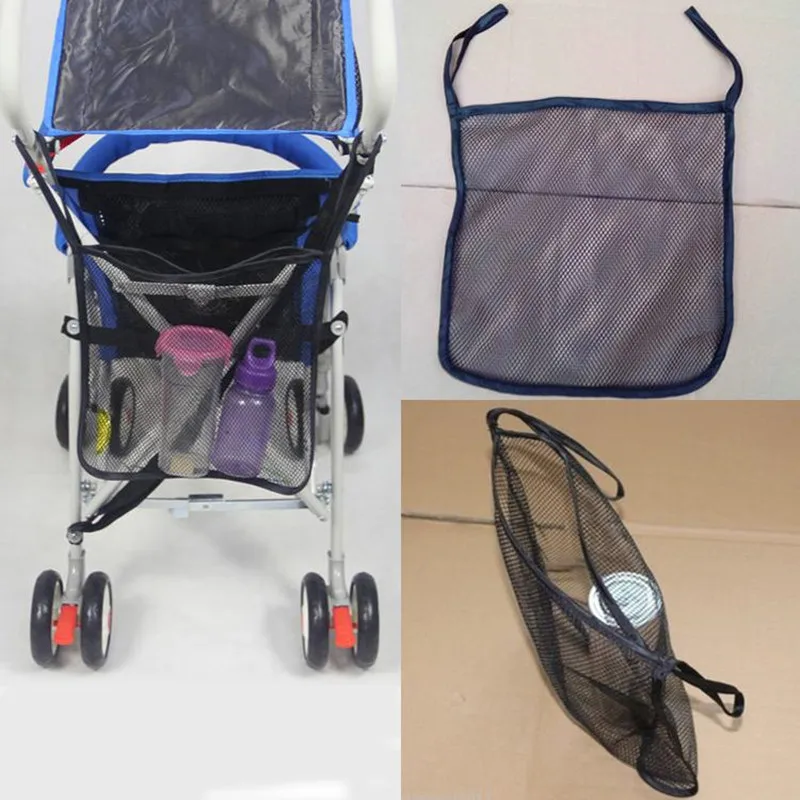 Milk Water Bottle Organizer Bag Baby Stroller Carry Bag Fashion Mummy Baby Diaper Mesh Bag Maternity Insulation Bags