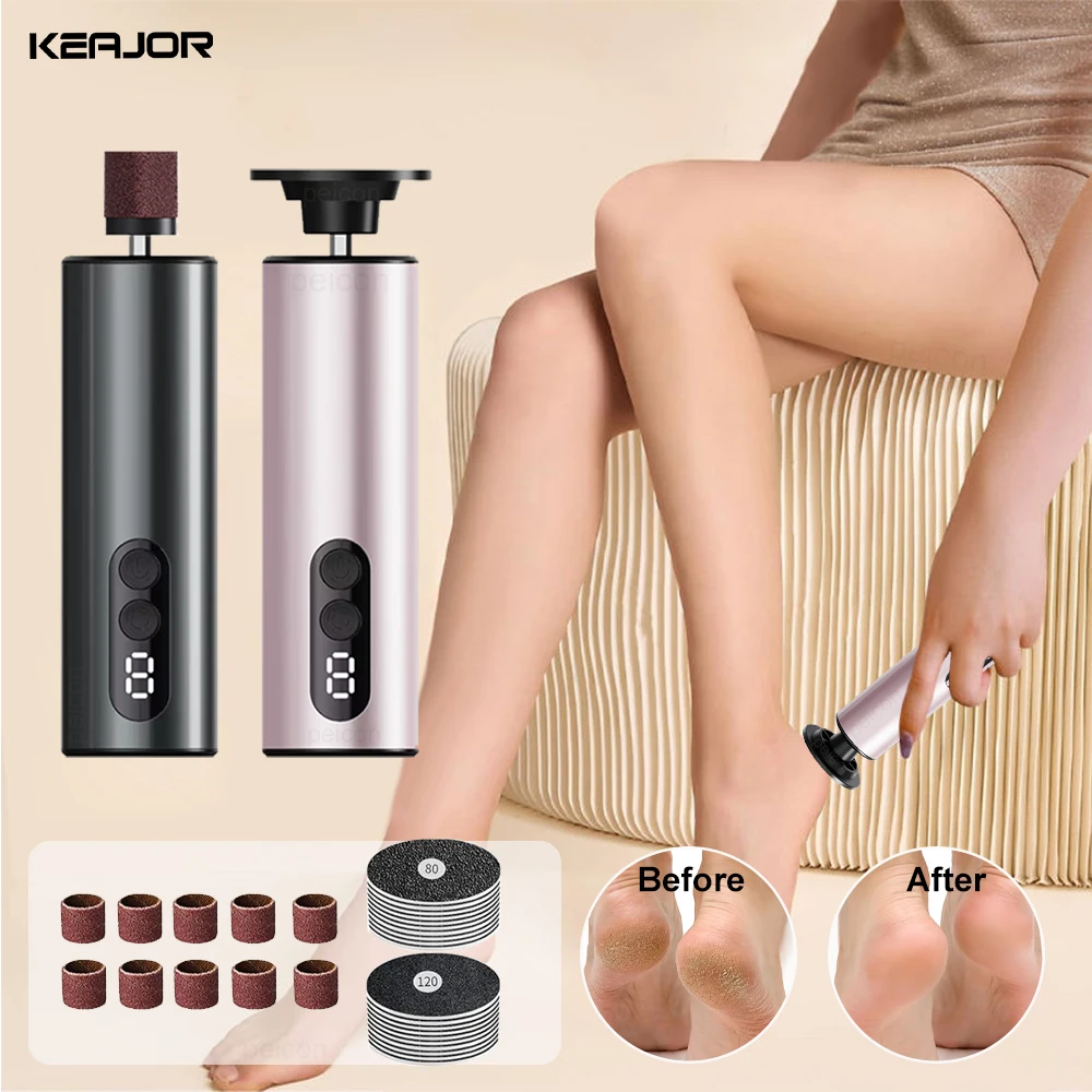 

Электрическая шлифовальная машина для ног, беспроводная шлифовальная машина для удаления мозолей, педикюрные инструменты, перезаряжаемая шлифовальная машина для удаления омертвевшей кожи ног, шлифовальная машина для пяток