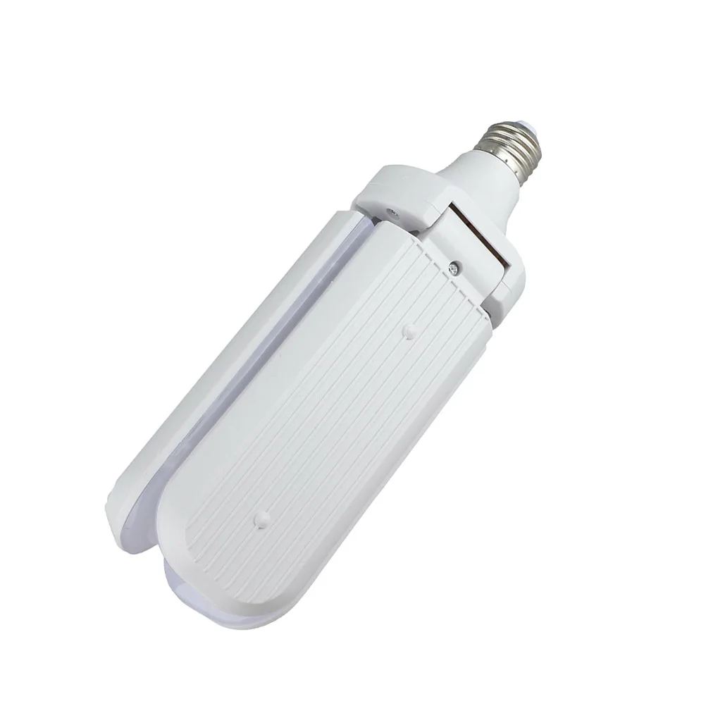 

Foldable LED Light Bulb 45W 3 Blades Fan E27 Base Garage Home Lighting Energy Saving No Glare Easy Install LED Bulb