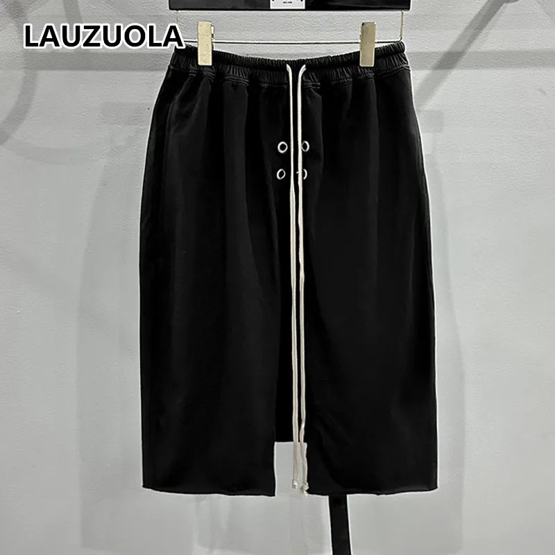 

High Quality Luxury Chicken Eye Design Drawstring Shorts Men Casual Loose Hip Hop Short Pants With Ribbon