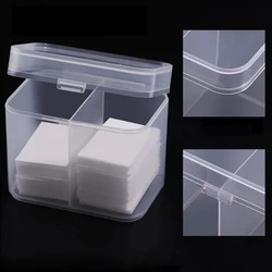 Portable Storage Box Nail Accessoires Wipes Cotton Pads Swab Rods Container Case Nail Art Toos Organizer